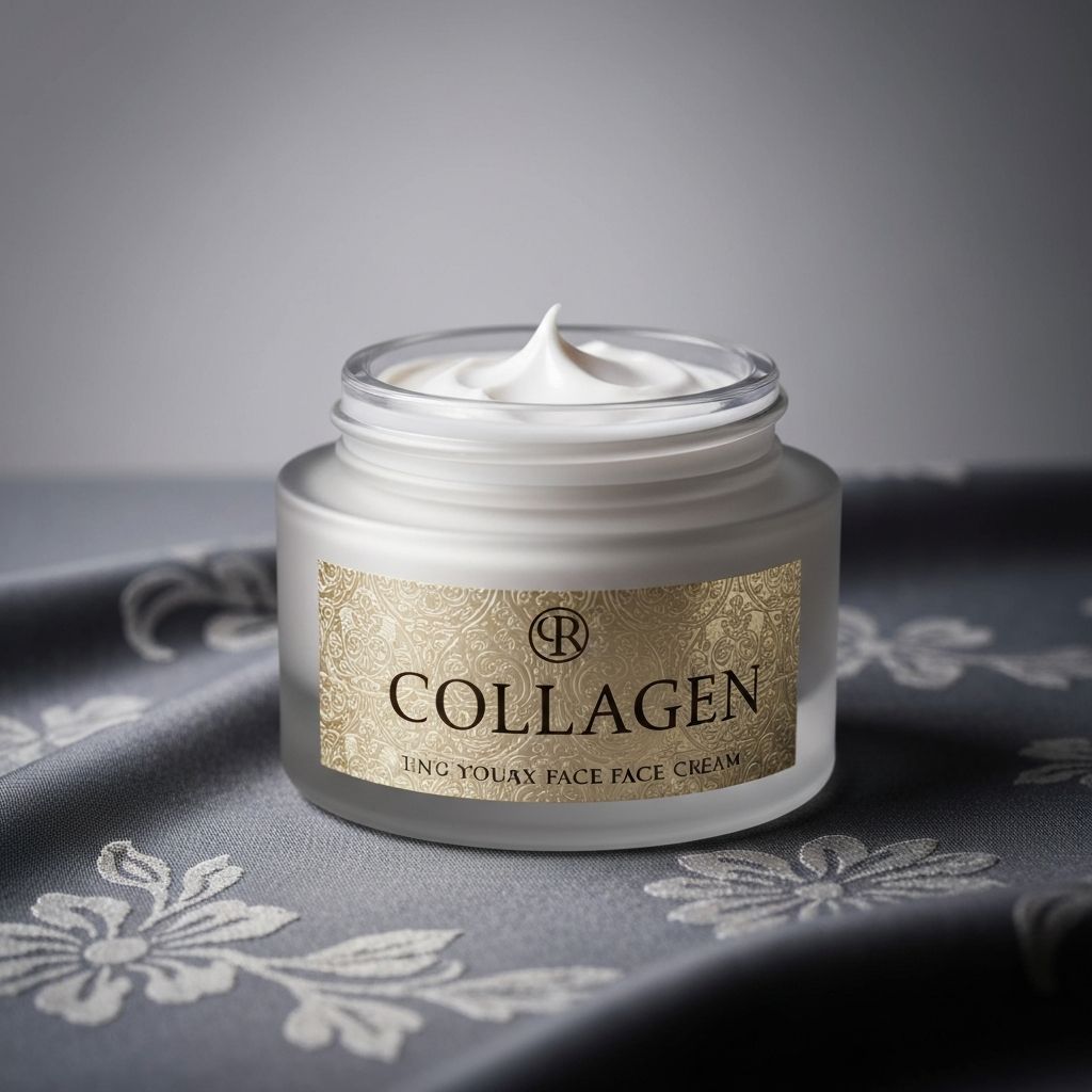 Women's collagen face cream